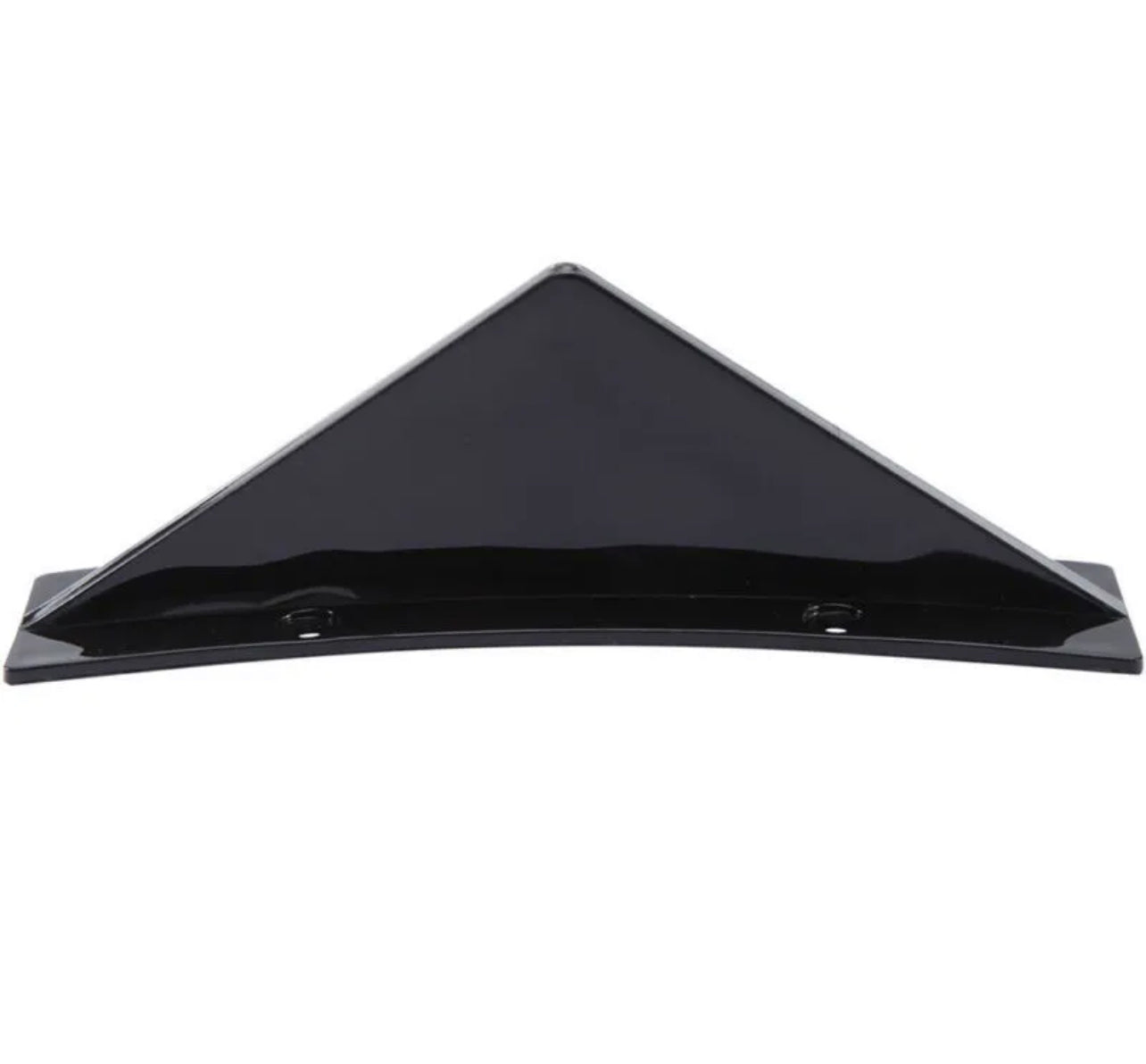 4Pcs Car Rear Bumper Diffuser Shark Fin Curved Spoiler Lip Wing Splitter ABS - ONECARWORLD