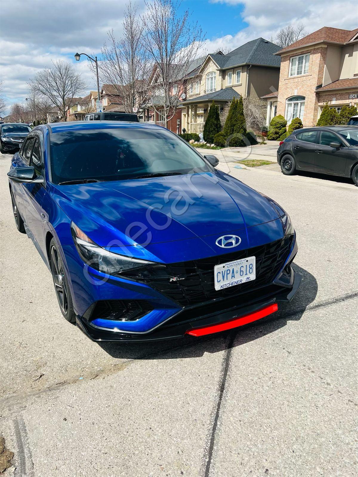 CARBON FIBER FRONT LIP WITH COLOR FOR ALL SEDAN CARS - ONECARWORLD