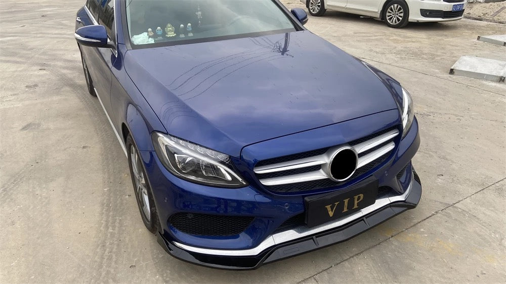 BENZ W205 SPORTS C180 C200 C250 C300 C400 C450 C43 C63 2015-2018 FRONT LIP - ONECARWORLD