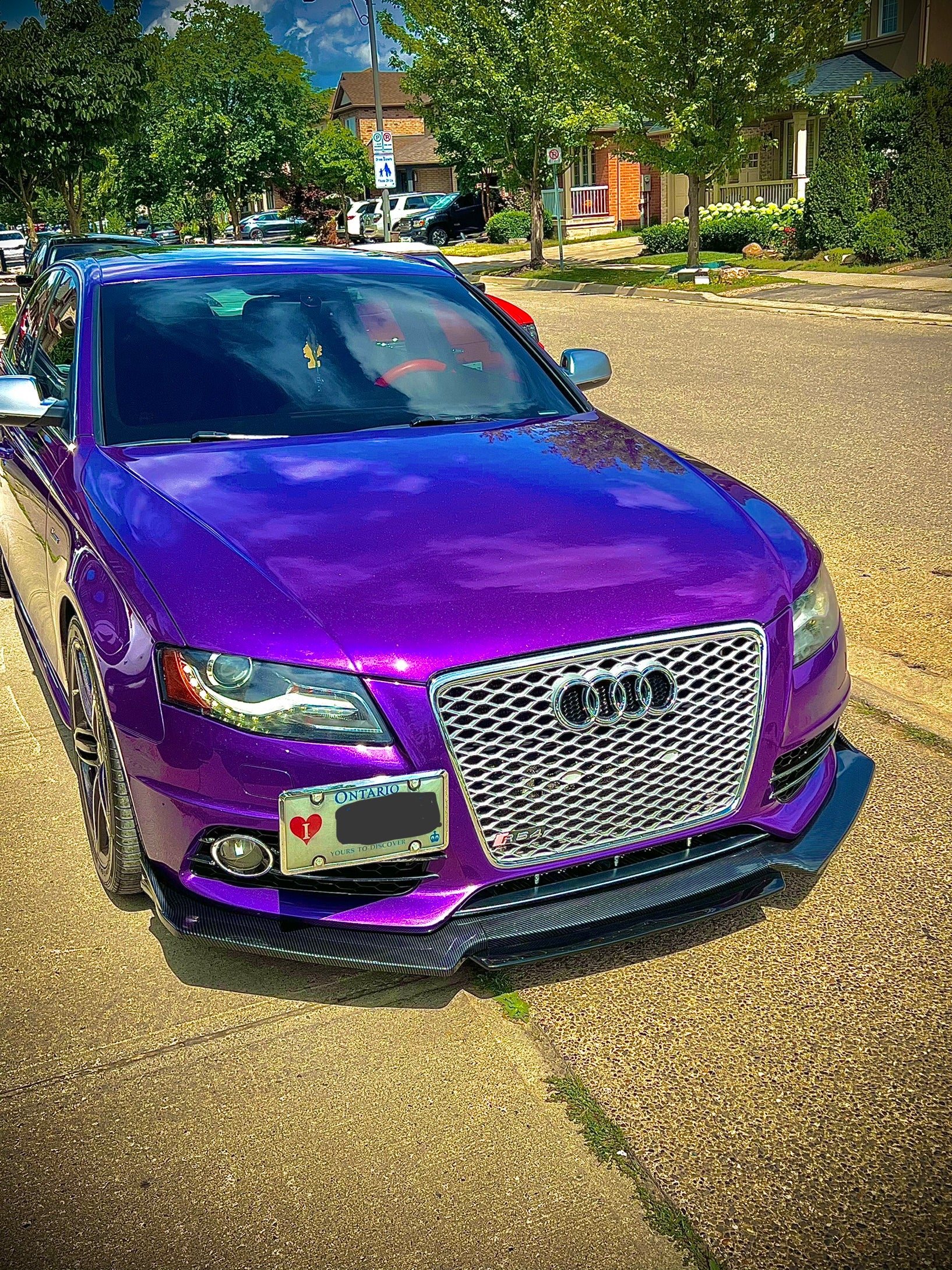 UNIVERSAL NEW FRONT LIP CARBON FIBER FOR ALL SEDAN CAR - ONECARWORLD