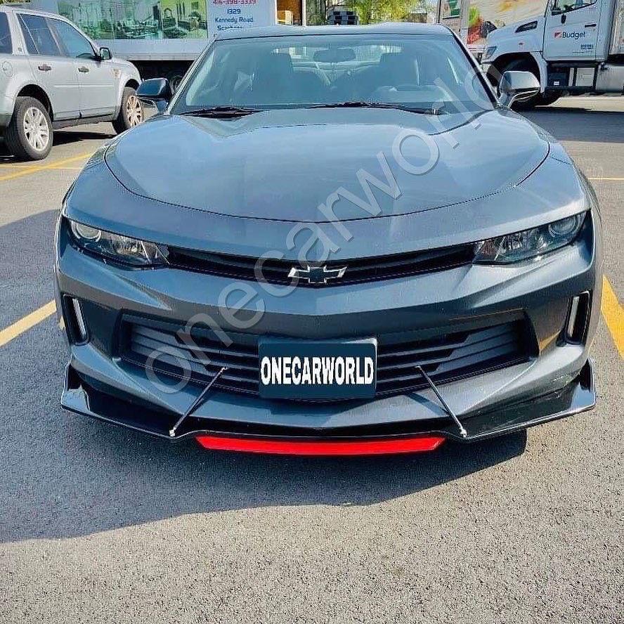 CARBON FIBER FRONT LIP WITH COLOR FOR ALL SEDAN CARS - ONECARWORLD