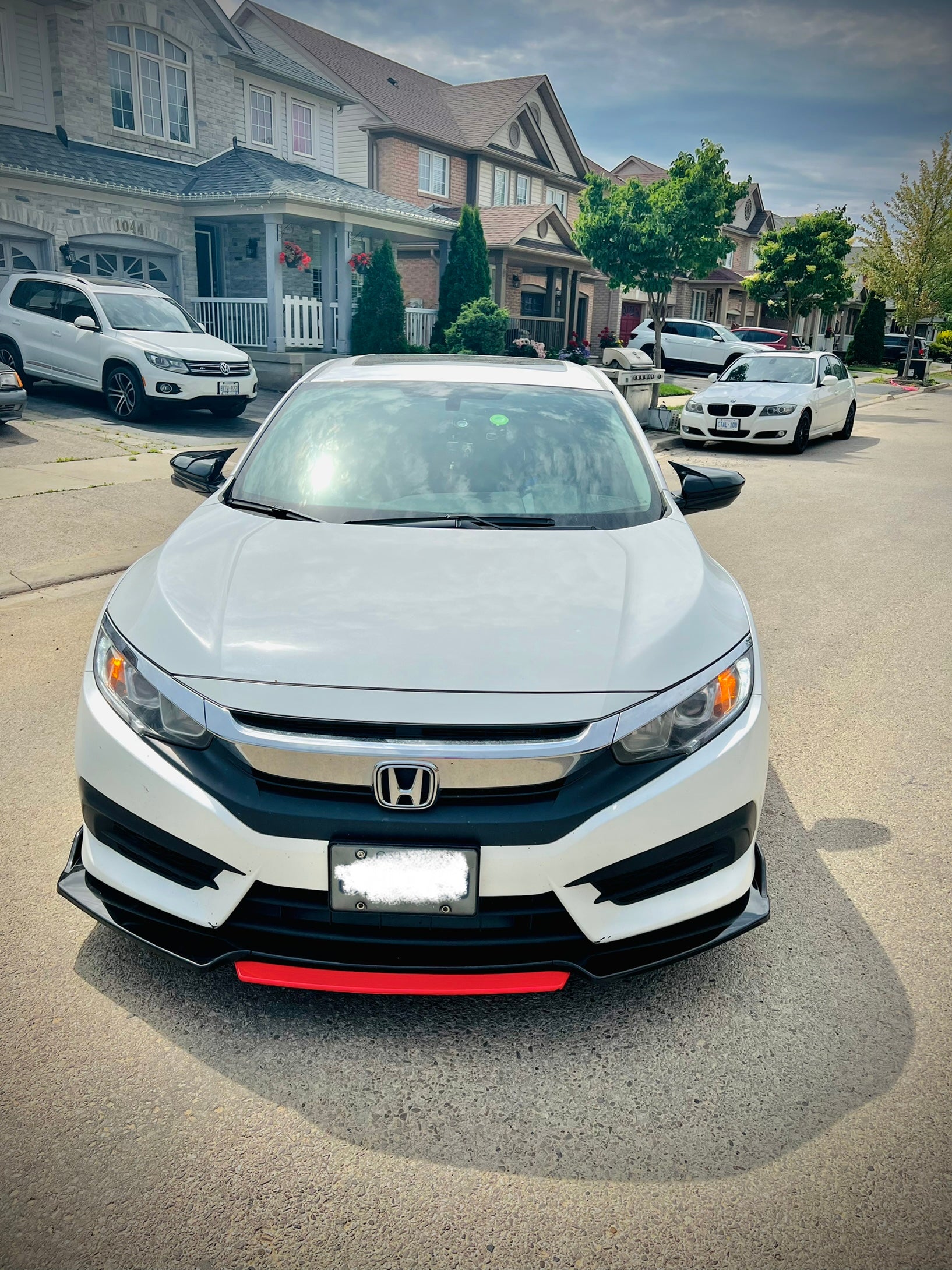 UNIVERSAL NEW FRONT LIP CARBON FIBER FOR ALL SEDAN CAR - ONECARWORLD