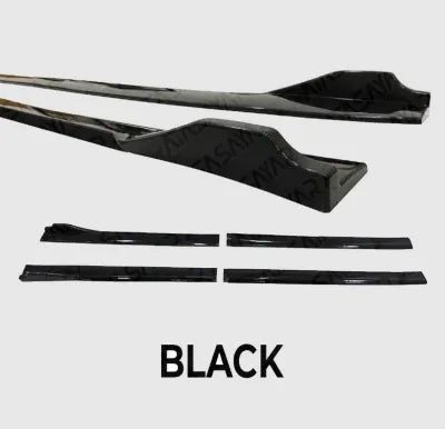 UNIVERSAL SIDE SKIRTS IN 6 COLORS MATCHING TO FRONT LIP - ONECARWORLD