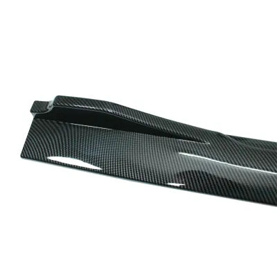 HIGH QUALITY CARBON FIBER 4 PCS SIDE SKIRTS FITS ON ALL SEDAN CARS - ONECARWORLD