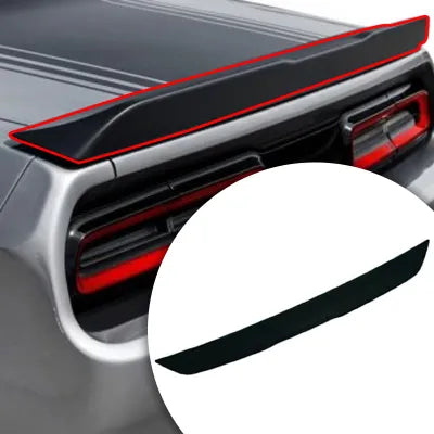 Dodge Challenger SRT Style Glossy Black ABS Rear Trunk Spoiler Lid 2008-2017 - ONECARWORLD