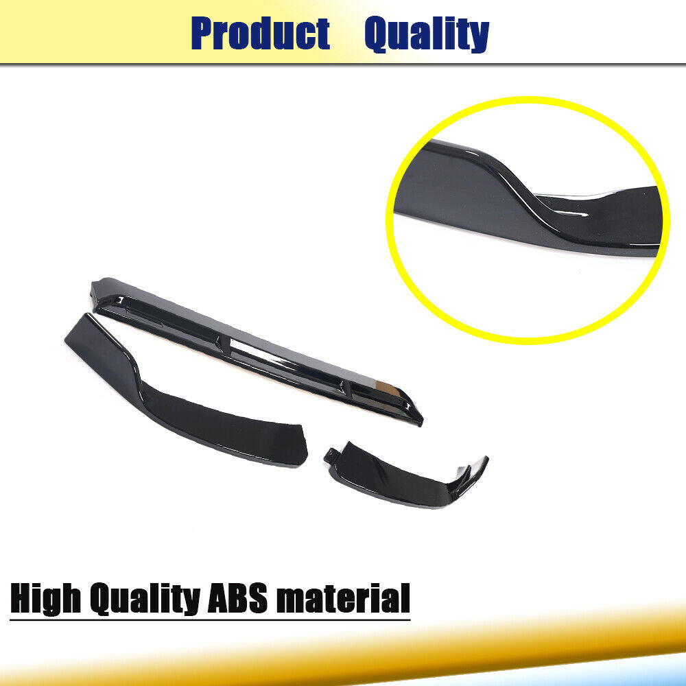 Font Bumper Lip Spoiler For W206 Sport C180 C200 C300 2019 2020 - ONECARWORLD
