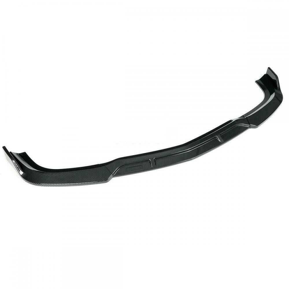 Front Bumper Lip Spoiler, For Benz W204 SPORTS C180 C200 C300 2008-2014 Glossy Black - ONECARWORLD