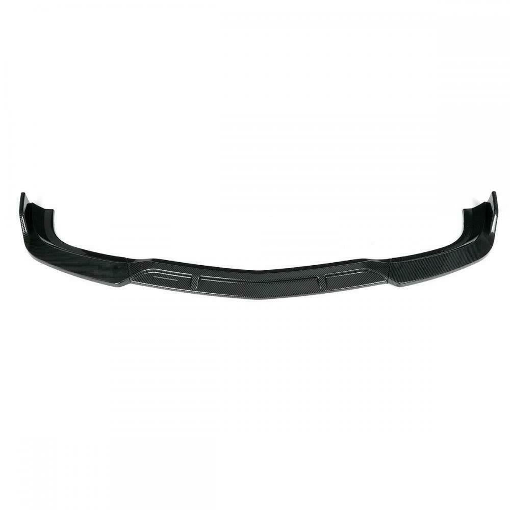 Front Bumper Lip Spoiler, For Benz W204 SPORTS C180 C200 C300 2008-2014 Glossy Black - ONECARWORLD