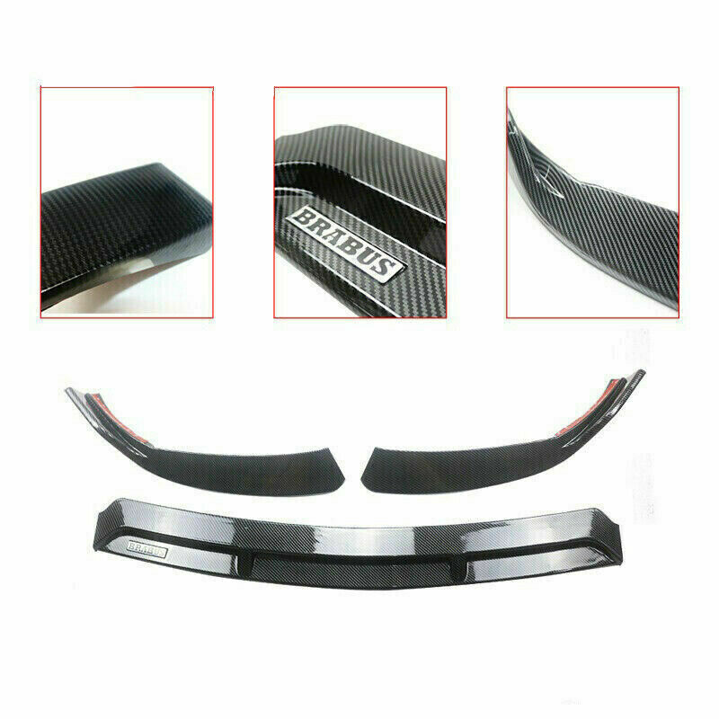 Font Bumper Lip Spoiler For W206 Sport C180 C200 C300 2019 2020 - ONECARWORLD