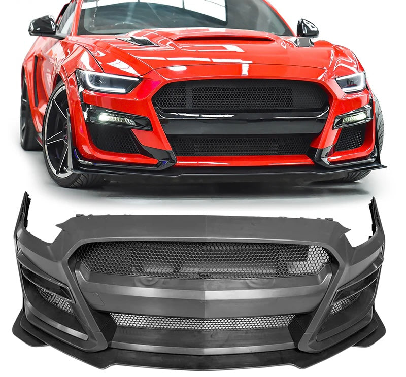 Upgrade Your Mustang with the GT500 Conversion Bumper (2015-2017) – High-Quality & Aggressive Styling