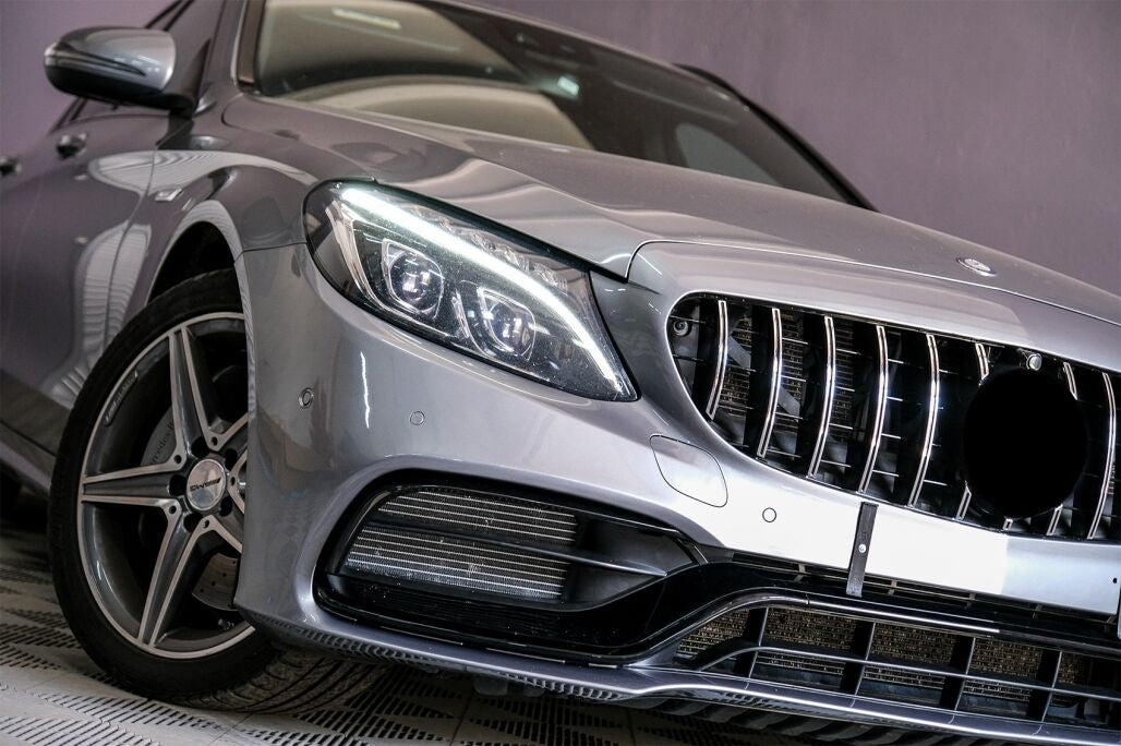 Conversion Front Bumper Kit For Mercedes-Benz W205 C-Class 2014–2020 | Upgrade to AMG C63/C63S Style