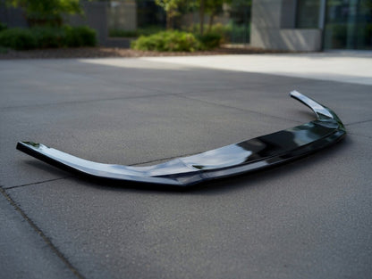 Volkswagen Golf MK8 GTI / GTD / GTE / R-Line 2020-2024 Front Splitter V4 Glossy Black Onecarworld