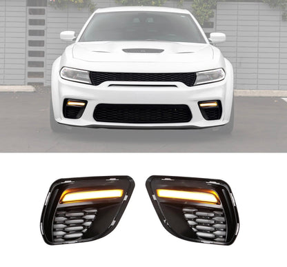 Dodge Charger Widebody Fog Lamp Cover with LED Light | 2015–2023 | Onecarworld