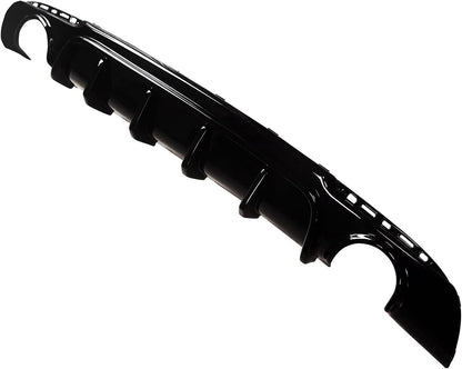 Chrysler 300C SRT Bumper Rear Diffuser fits for 2016-2023, Shark Fin Style Gloss Black Rear Lower Bumper Lip