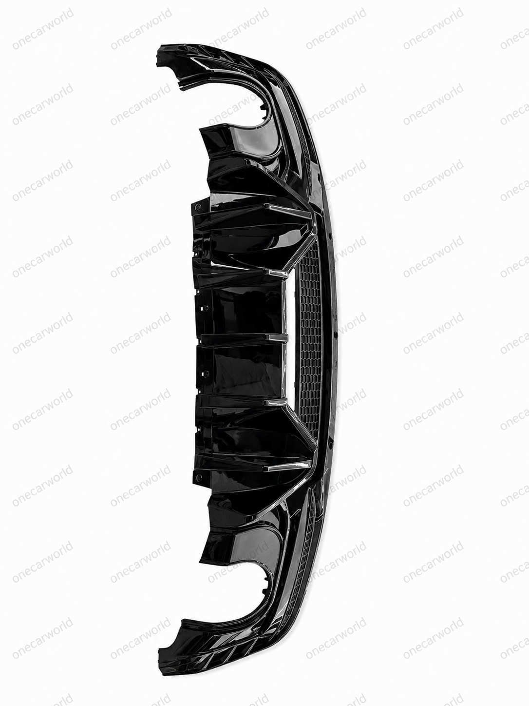 Mustang 2024+ Dark Horse Style Rear Diffuser | Glossy Black | For EcoBoost & GT | OneCarWorld