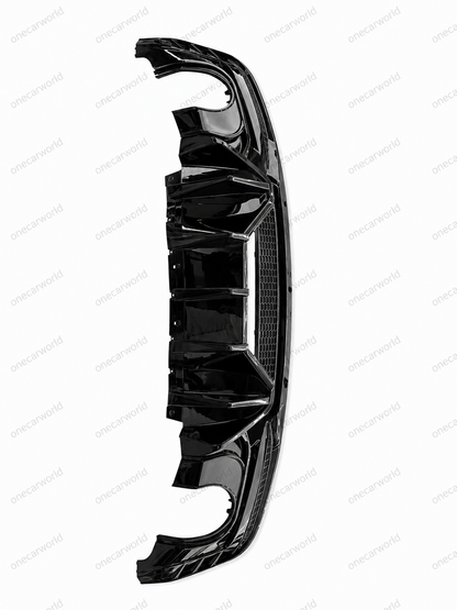 Mustang 2024+ Dark Horse Style Rear Diffuser | Glossy Black | For EcoBoost & GT | OneCarWorld