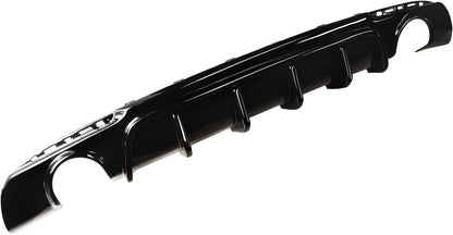 Chrysler 300C SRT Bumper Rear Diffuser fits for 2016-2023, Shark Fin Style Gloss Black Rear Lower Bumper Lip