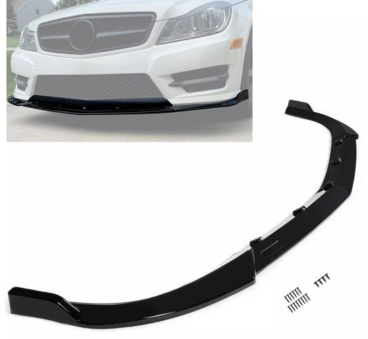 Mercedes C CLASS W204 2009-2014 accessories Normal style Front Splitter Spoiler Bumper Lip