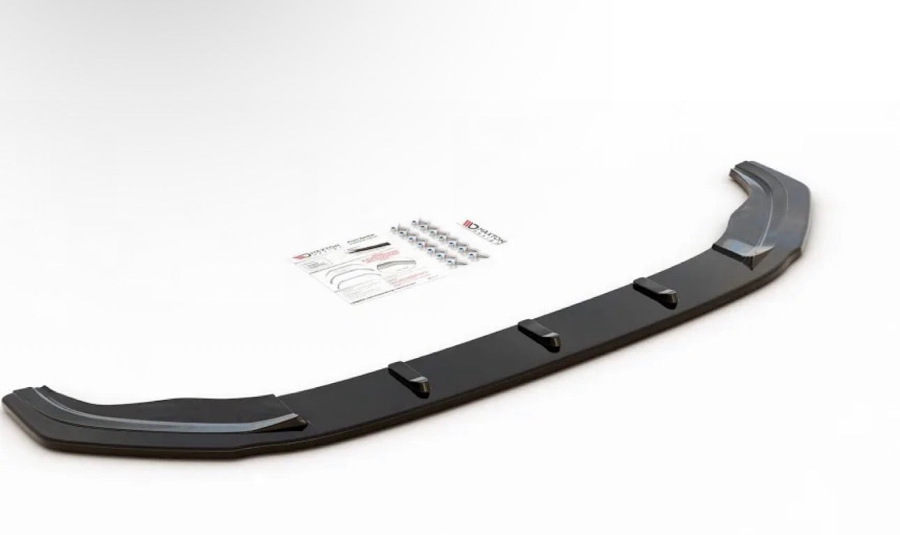 Volkswagen Golf MK7 GTI 2014–2016 Front Lip Splitter One Piece Gloss Black ABS Lower Spoiler Onecarworld