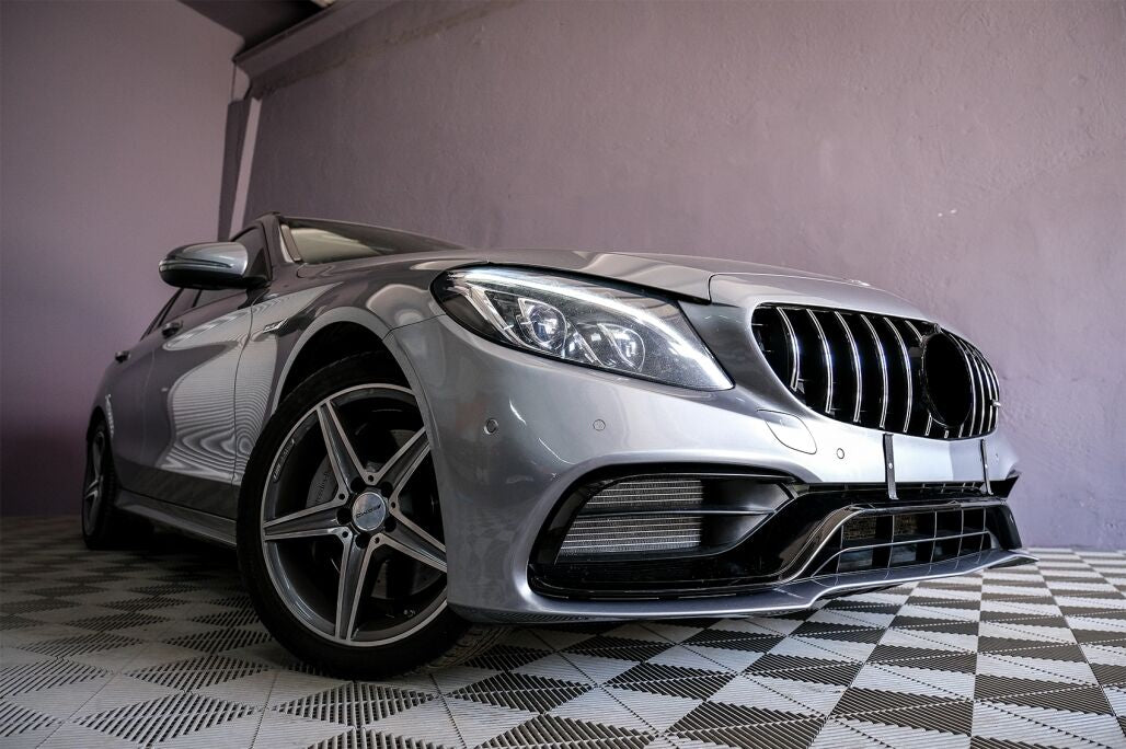 Conversion Front Bumper Kit For Mercedes-Benz W205 C-Class 2014–2020 | Upgrade to AMG C63/C63S Style