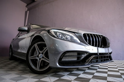Conversion Front Bumper Kit For Mercedes-Benz W205 C-Class 2014–2020 | Upgrade to AMG C63/C63S Style