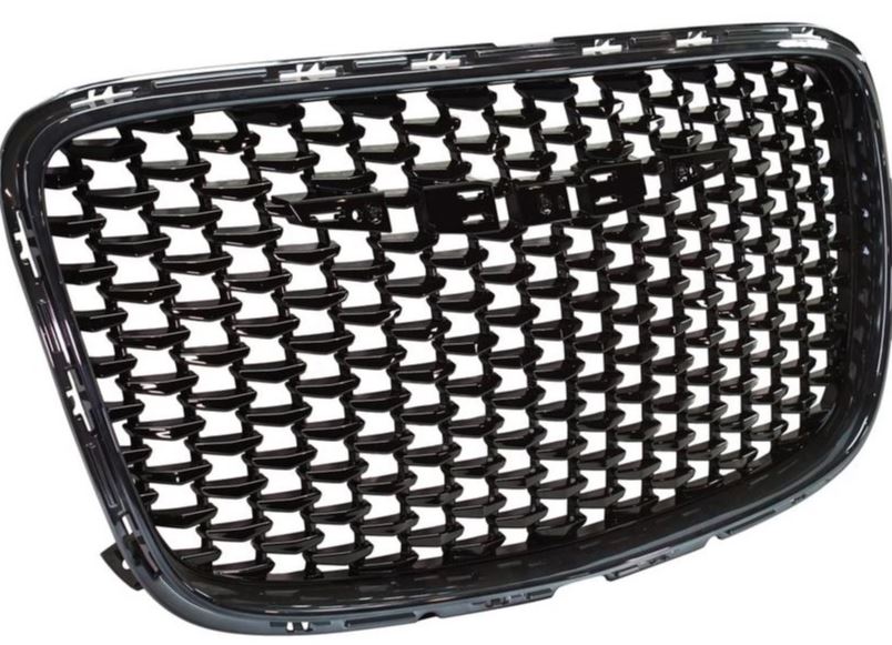 Chrysler 300S / Limited 2015–2023 Front Grille – Gloss Black Mesh with Gloss Black Frame | TG ONECARWORLD