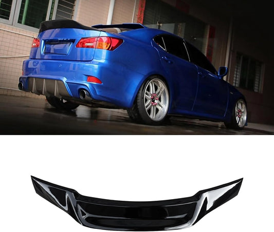 Lexus IS250 IS350 ISF Rear Trunk Spoiler 2006–2013 Glossy Black – Onecarworld