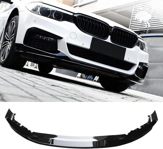 Front Lip For 2017-2020 BMW G30 5 Series M Performance Gloss Black ABS Bumper Spoiler Splitter 1PCS - ONECARWORLD