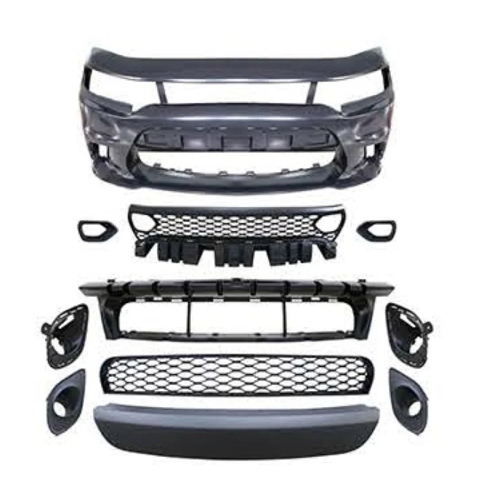 Dodge Charger Front Conversion Bumper Hellcat Style With fog lamp Option 2015-2023 Unpainted Primer Onecarworld