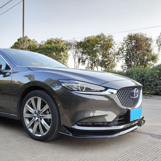 Mazda 6 Atenza 2017-2020 Front Lip Splitter Glossy Black Onecarworld