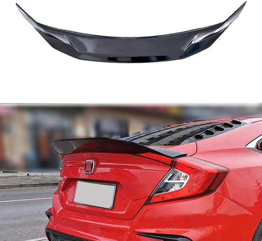 Honda Civic JDM Style Rear Trunk Spoiler Gloss Black ABS 2016-2021 Onecarworld