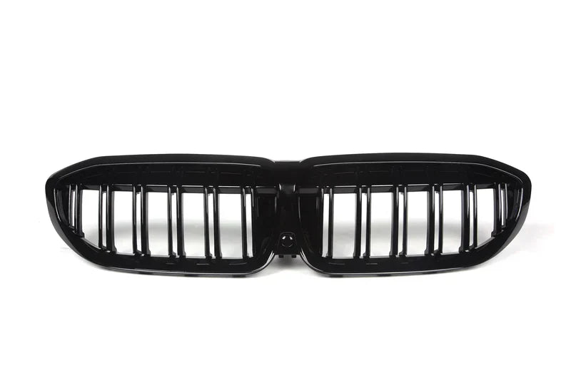 BMW 3 Series G20 G21 G28 2019-2022 Gloss Black Single Slat Front Kidney Grille Replacement Onecarworld