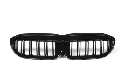 BMW 3 Series G20 G21 G28 2019-2022 Gloss Black Single Slat Front Kidney Grille Replacement Onecarworld