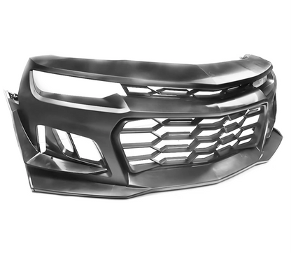 Unpainted 1LE style front bumper for 2014–2015 Chevy Camaro with aggressive grille and aerodynamic design – sold by OneCarWorld