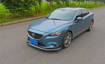 Mazda 6 Atenza 2017-2020 Front Lip Splitter Glossy Black Onecarworld