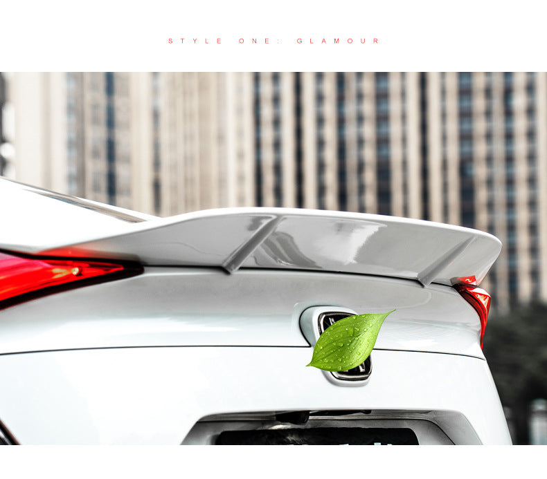 Honda Civic Sedan 2016-2020 R-Style Rear Trunk Spoiler – Glossy Black Onecarworld