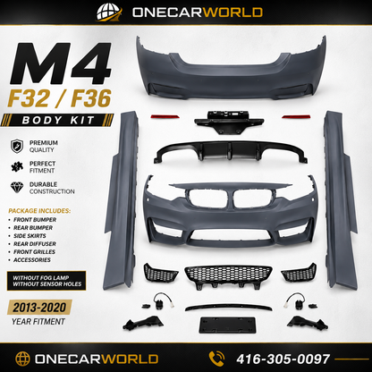 BMW 4 Series F32/F36 M4 Style Full Body Kit Conversion 2013-2020