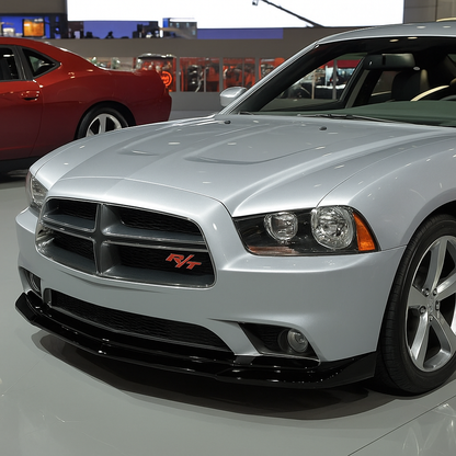 Dodge Charger Front Bumper Lip Compatible with 2011–2014 Gloss Black | Onecarworld
