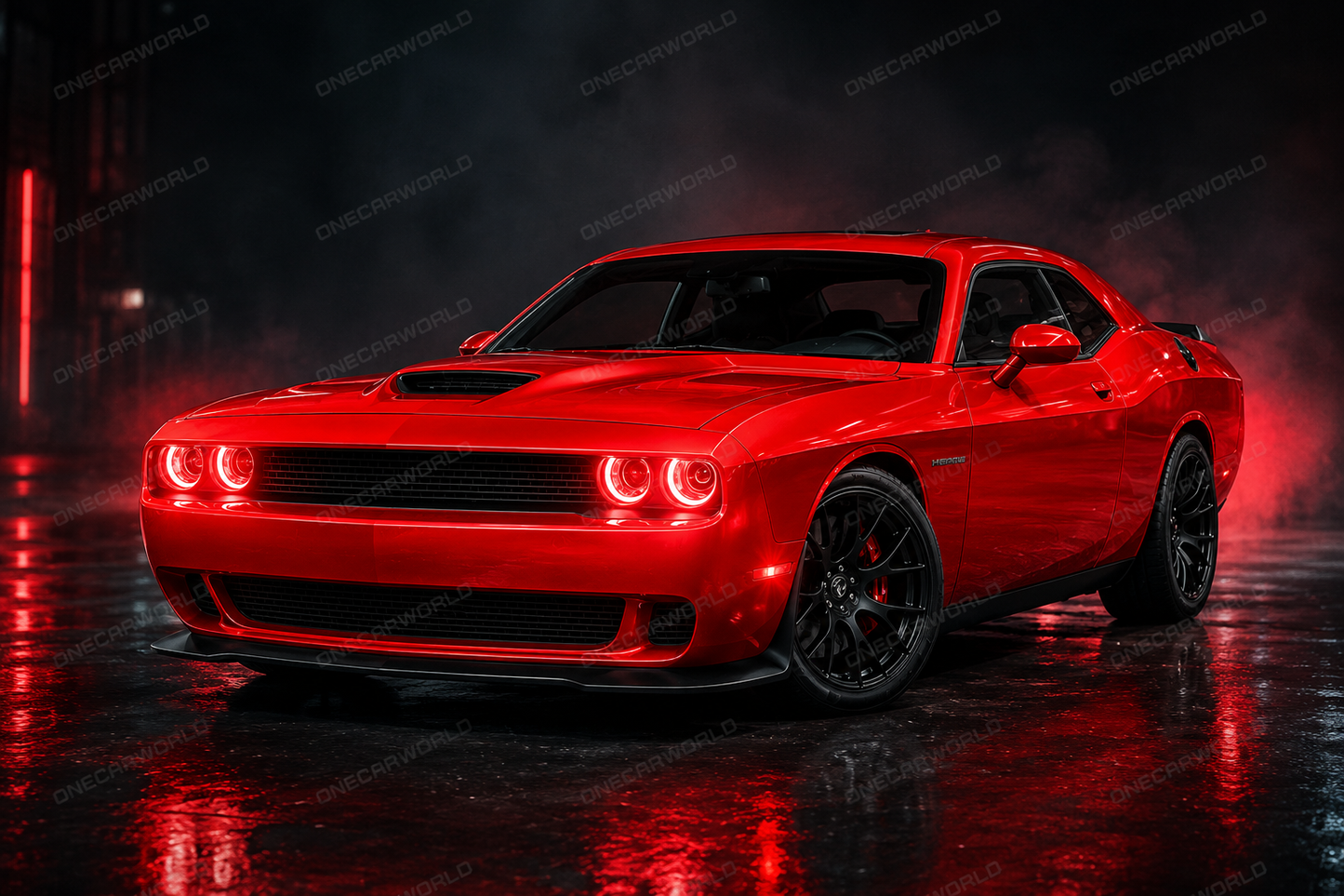 Dodge Challenger Front Bumper Conversion Hellcat Style 2015-2023  Onecarworld