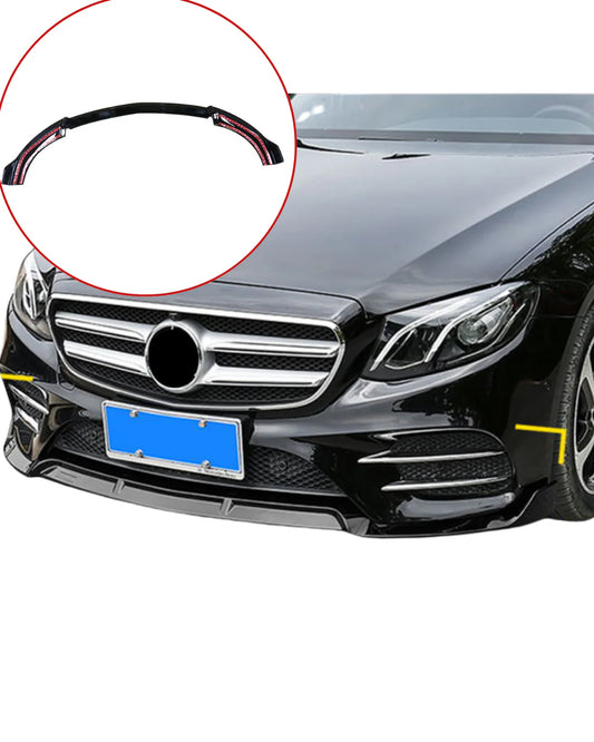 Mercedes-Benz E-Class W213 Front Lip 2016-2020 Glossy Black Onecarworld