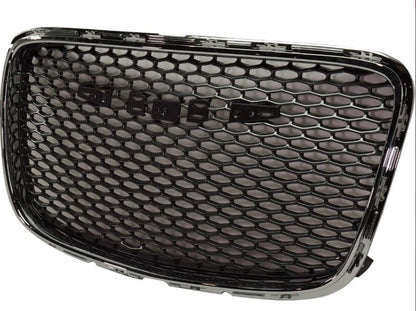 Chrysler 300C / Limited 2015–2023 Front Grille – Dark Gray Mesh with Chrome Frame TG-ONECARWORLD