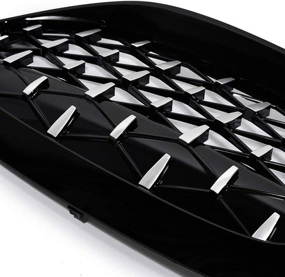 BMW 3 Series G20 G28 2019-2022 Diamond Front Kidney Grille Silver Replacement Grills Onecarworld