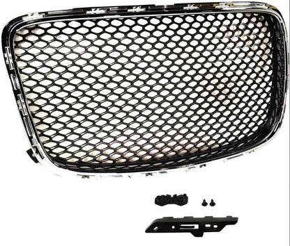 Chrysler 300 2015–2023 Front Grille – Chrome & Black SRT Style | TG-ONECARWORLD
