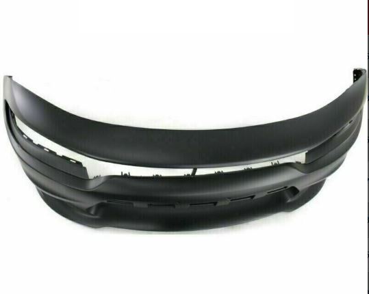 Front Bumper Primed with Hood Scoop – Fits 2015–2023 Dodge Charger, Excludes 2020–2023 Widebody | TG ONECARWORLD