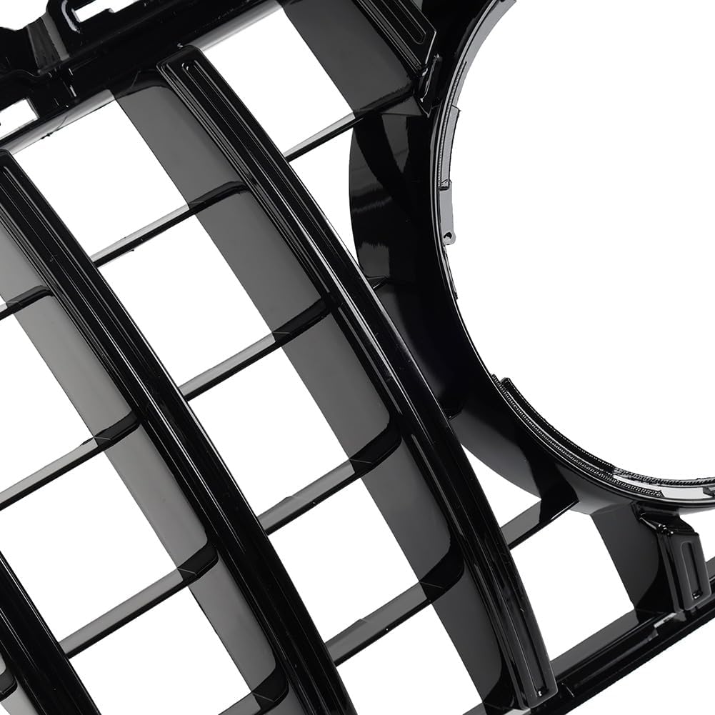 2015-2018 MERCEDES-BENZ C CLASS GT STYLE FRONT GRILLE (BLACK) WITH CAMERA HOLE - ONECARWORLD