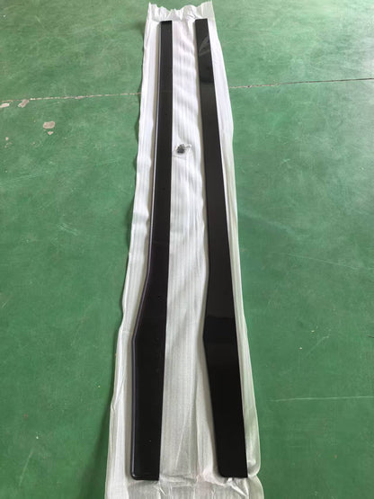 Mercedes Benz C-Class W205 C205 2015-2018 A205 C300 C400 Sport C43 C63 AMG 2Door 4Door Gloss Black Side Skirts Rocker Panels Extension Lip Onecarworld