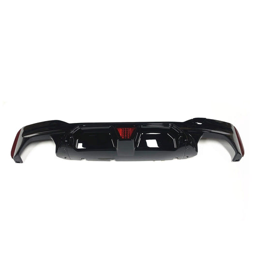 BMW 5 Series G30 G38 2018+ Rear Diffuser Bumper Protect Cover Shark Fin Diffuser for Rear Bumper - ONECARWORLD