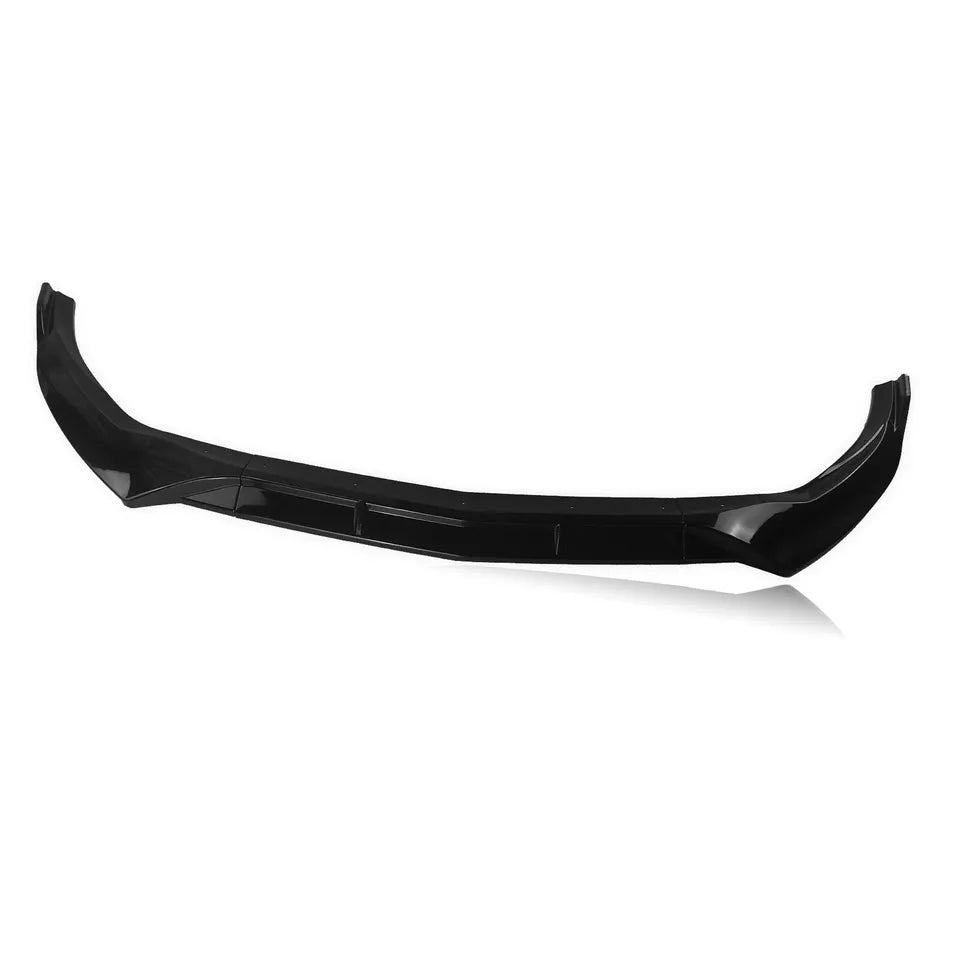 Front Lip For C class W205 AMG 2019-2022 3pcs Glossy Black Fits on Trim.