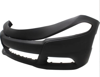 Front Bumper Primed – No Hood Scoop, Fits Dodge Charger SE/RT/SXT/Police 2015–2023 TG ONECARWORLD