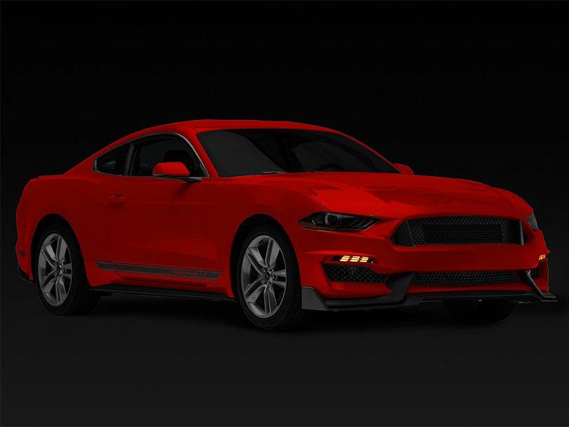 Mustang GT EcoBoost 2018–2023 GT350 Style Front Bumper Kit Unpainted | ONECARWORLD